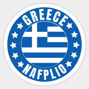 Nafplio Greece Sticker